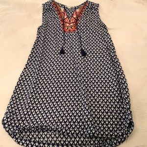 Beach Lunch Lounge Embroidered Dress Size Small